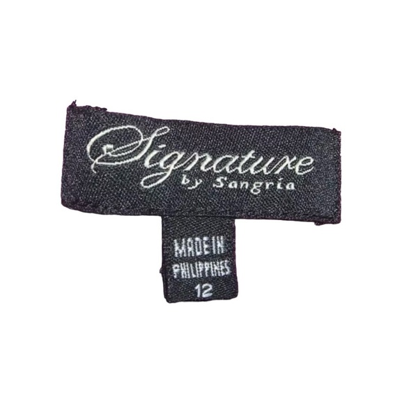 Signature by Sangria Dress Purple Iridescent Ruched Prom Party Wedding Cocktail - Picture 9 of 12